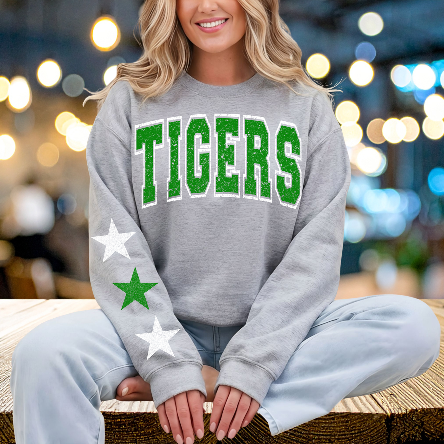 Tigers & Stars Crewneck